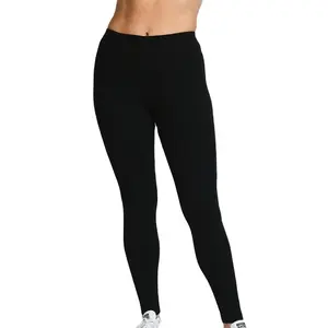 Damen schlichte schwarze dehnbare warme Leggins flexibel skinny langlebig sexy aussehende Teenager-Mädchen Leggins zu verkaufen Damenhose