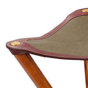 Silla Plegable de Cuero Genuino para Exteriores 2026, Trípode, para Caza, Pesca, Camping, Senderismo, Ligera y Portátil - Product Image 5