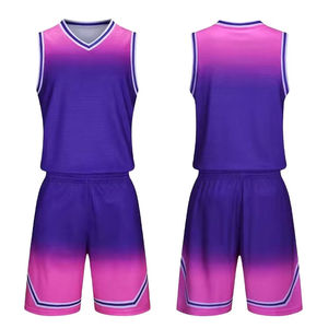 Uniformes de Baloncesto Transpirables de Estilo Nuevo Personalizados 2026 con Cuello en V y Cintura Elástica - Product Image 5