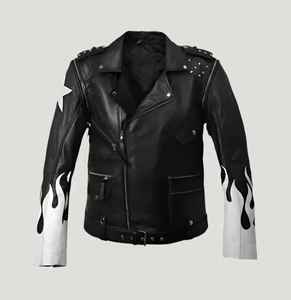 Regular Fit Custom Made Fashion <b>Leather</b> <b>Jackets</b> Wholesale 100 Percent <b>Leather</b> <b>Jacket</b> For <b>Men</b> Stylish <b>Men</b> <b>Leather</b> <b>Jacket</b> With - Product Image 3