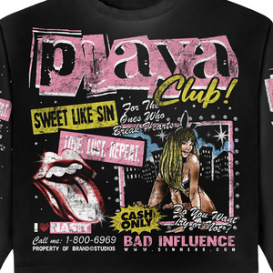 PSA Long Sleeve Crop Tee <b>Men's</b> Street Style Printed Jersey O-Neck Regular Fit Black With Pattern - Product Image 5
