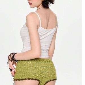 Camiseta sin mangas de algodón con tirantes finos y bordado de dibujos animados personalizado para mujer, ajuste ceñido, chaleco de verano, venta al por mayor OEM - Product Image 4
