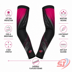 Manchons de cyclisme haut de gamme pour hommes et femmes, protection UV, séchage rapide, antidérapants, logo personnalisé OEM ODM - Product Image 5
