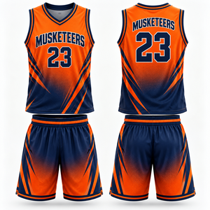Uniforme de Baloncesto de Alta Calidad con Diseño Impreso en Material Transpirable, Estilo Conjunto, al Mejor Precio, Jersey de Baloncesto Profesional - Product Image 1
