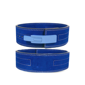Cinturón de Levantamiento de Pesas con Palanca, Cuero Genuino Resistente, Soporte Lumbar Ajustable con Palanca de Acero de Alta Resistencia - Product Image 1