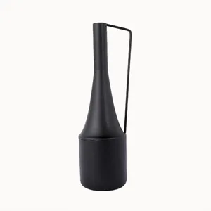 Vase à fleurs moderne en aluminium fait main, élégant et contemporain, pour la maison, l'hôtellerie, le commerce et le bureau - Product Image 2