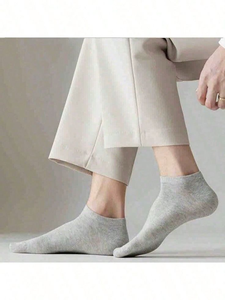 Nouvelles paires de chaussettes de sport en tube, tricotées, anti-bactériennes, en Spandex/Polyester, unies, pour hommes et femmes, tailles 39-42, été, adultes - Product Image 3