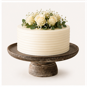 Soporte para Pastel de Madera de Mango Hecho a Mano de Primera Calidad, Base Rústica para Exhibición de Postres, para Bodas, Cumpleaños y Decoración de Cocina - Product Image 4