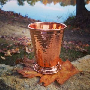 Vasos de cobre para beber, vasos metálicos premium para servir bebidas, para agua, jugo, cócteles, duraderos, reutilizables, para uso en la cocina. - Product Image 2