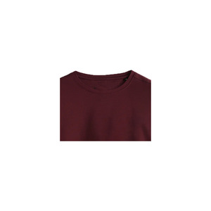 Women's Plus Size Casual Crew Neck Short Sleeve <b>Long</b> <b>T</b>-<b>Shirt</b> 100% Organic Cotton Canvas Breathable Eco-Friendly Embossed 220g - Product Image 4