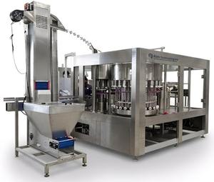 Máquina Llenadora de Agua Mineral Totalmente Automática de Acero Inoxidable, 120 BPM, Material PET, Planta para Envasado de Bebidas - Product Image 1