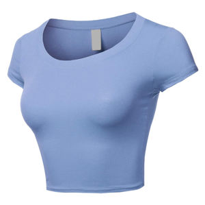 Top Corto para Mujer, Diseño Más Demandado, Precio Razonable, Transpirable, Antiarrugas, Top Corto para Mujer con las Últimas Telas - Product Image 4