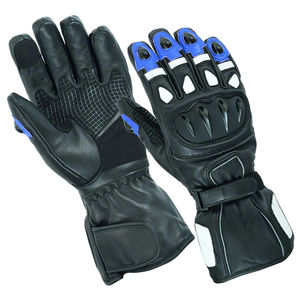Guantes de Carreras de Cuero de Dedo Completo WARPRO INDUSTRY con Cierre de Velcro, Antideslizantes y con Pantalla Táctil para Motocross y Uso en Exteriores para Hombre - Product Image 6