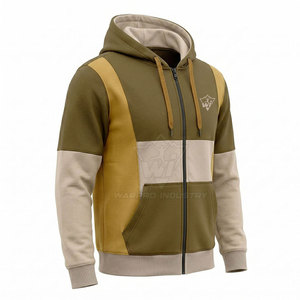 Stylish Men's Winter Solid Zipper <b>Hoodies</b> with Side Pockets <b>Soft</b> Fleece Fabric 100% Cotton Casual Sportswear - Product Image 2