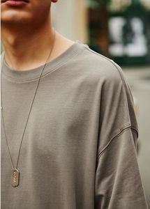 เสื้อยืดพรีเมียมเนื้อหนา 6.5 ออนซ์ เสื้อยืดพิมพ์ลายนูน 3 มิติ เสื้อยืดโอเวอร์ไซส์ผู้ชาย - Product Image 4