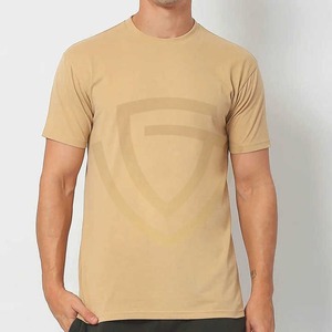 Camiseta de Algodón para Hombre de Alta Calidad con Cuello Redondo a Bajo Precio, Camiseta Lisa de Manga Corta para Hombre - Product Image 1