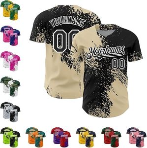 Ensemble de maillots de baseball personnalisés pour hommes et femmes, nom et numéro d'équipe imprimés, vêtements de sport, OEM ODM, vente en gros - Product Image 4