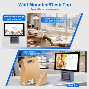 Système de point de vente avec écran tactile de 10 pouces, lecteur de <span class=keywords><strong>code</strong></span>-barres 2D, <span class=keywords><strong>caisse</strong></span> <span class=keywords><strong>enregistreuse</strong></span>, garantie de deux ans, montage mural - Product Image 2