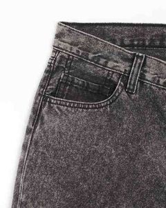 Pantalones Cortos de Mezclilla OEM para Hombre, Jeans de Moda de Verano, Ropa Casual Urbana, Lavado Vintage de Alta Calidad, Cómodos, Transpirables, de Pierna Recta, Corte Medio - Product Image 3