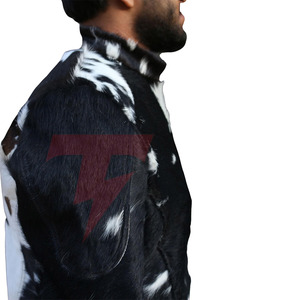 Fashionable Hair On <b>Leather</b> <b>Jacket</b> For Men Premium Comfort Durable Material <b>Winter</b> Wear Custom Style Collection - Product Image 2