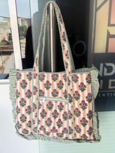 Heavy Duty Canvas Tote <b>Bag</b> <b>Wedding</b> <b>Gift</b> <b>Bag</b> Printed Pattern Handbag Print Purse Eco Friendly Hand <b>Bag</b> with Cotton Handles - Product Image 1