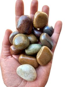 MMArt - Piedras de Río Naturales Ecológicas, No Tóxicas y Duraderas, Acabado Pulido, Mezcla de Formas y Colores, 20 lb para Jardinería y Paisajismo - Product Image 3