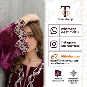 Vestido estilo caftán con diseño de flores rectas y silueta de rosa hecha a mano, tendencias de moda india y pakistaní - Product Image 6