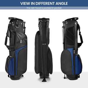 Sac de golf en cuir PU OEM, imperméable, léger, élégant, sac de transport pour clubs de golf, logo personnalisé, sac de golf professionnel - Product Image 2