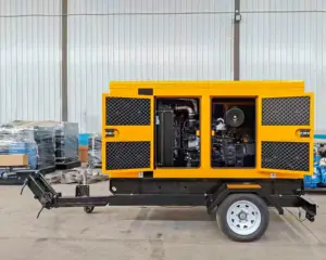 Leistungsstarker 200 kW mobiler Generator 3-Phasen tragbarer Auflieger Dieselgenerator Dynamo