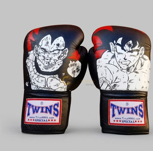 Custom Brand <b>Dragon</b> Ball Anime Genuine Leather Boxing Glove Unisex Adult Training Kickboxing Gloves Density Foam Sparring Gloves - Product Image 1