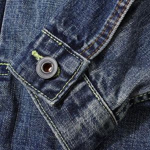 Hot Selling Men Denim <b>Jacket</b> Winter 100% Cotton Eco-Friendly Anti-UV Best Front Logo Modern Street Style Everyday Men's <b>Jacket</b> - Product Image 4