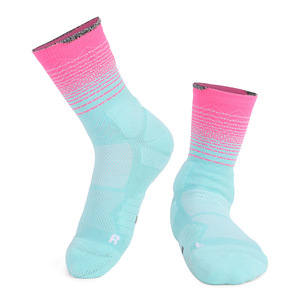 Wholesale Digital Printed Sports <b>Socks</b> Custom Design Header Card Breathable Running <b>Socks</b> Men - Product Image 2
