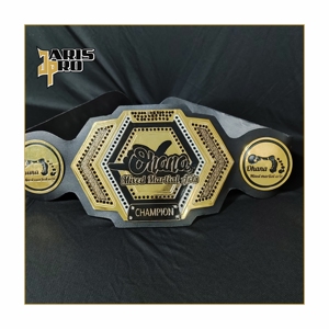 เข็มขัดแชมป์ MMA แบบกำหนดเอง |   สายหนังโลหะแบบ OEM จำนวนมาก - Product Image 1