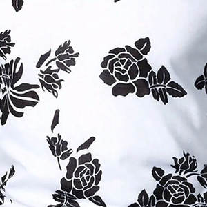 Camiseta Deportiva para Hombre |   Estampado Floral de Rosas Blancas y Negras para Sublimación |   Camiseta Deportiva de Manga Corta Transpirable que Absorbe la Humedad - Product Image 6