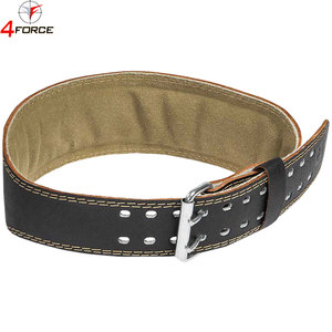 OEM Factory Custom Logo Genuine Leather Powerlifting Belt Heavy Duty Weightlifting Belt Gym Belt Wholesale Manufacturer - Product Image 2
