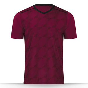 Maillot de football OEM imprimé par sublimation, séchage rapide, respirant, coupe classique pour adulte, manches courtes - Product Image 3