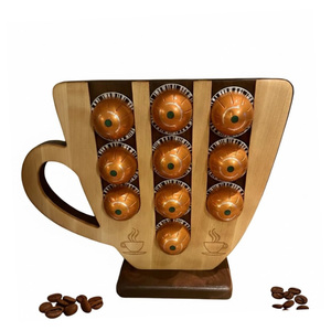 Organisateur de capsules de café en bois massif au design créatif pour <span class=keywords><strong>Nespresso</strong></span>, K-Cup et capsules d'expresso - Product Image 6