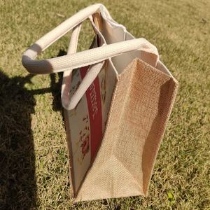 Bolsa de Almacenamiento de Yute Resistente y Duradera con Cierre, Plegable, para Viajes y Uso en la Cocina - Product Image 5