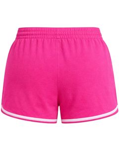 Shorts Deportivos Rosa Intenso para Mujer, Poliéster y Spandex, Transpirables, Cintura Elástica con Cordón, para Gimnasio, Running, Entrenamiento, Ropa Deportiva Casual - Product Image 3