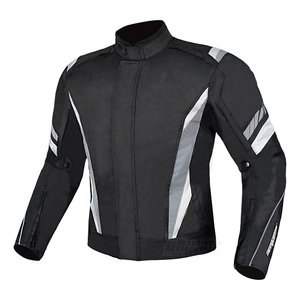 Men's Black Blue Reflective <b>Motorcycle</b> Riding <b>Jacket</b> Full Sleeve Windproof All Seasons Racing Wear - Product Image 3