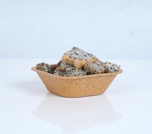 Tazón Biodegradable de Cáscara de Arroz de 180 ml, Recipiente de Fibra Natural para Alimentos, para Servir Ensaladas y Guarniciones, Vajilla Desechable y Compostable - Product Image 1