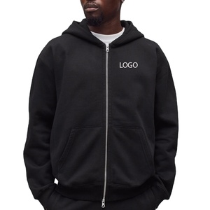 Vêtements décontractés pour usage quotidien et par temps froid, prix abordable, avec fermeture éclair de couleur unie, pour les acheteurs en gros avec logo personnalisé - Product Image 1