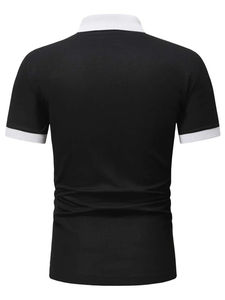 Camiseta Polo de Algodón para Hombre, Talla Grande, Camisetas Polo Casuales Personalizadas, Camisetas Polo de Manga Corta 100% Algodón para Hombre - Product Image 6