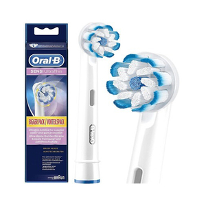 Oral-<b>B</b> Cross Action Electric Toothbrush Head CleanMaximiser Angled Nylon Bristles Deeper Plaque Removal Household 4-for Hotels - Product Image 6