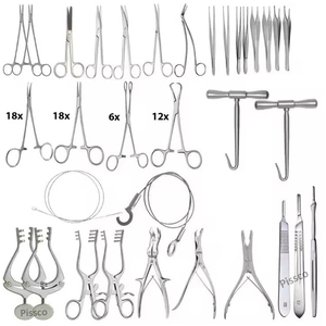 Kit d'instruments chirurgicaux pour tonsillectomie et adénoïdectomie PISSCO, 50 pièces - Product Image 2