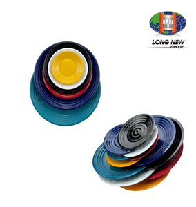 Assiettes rondes en plastique de qualité alimentaire LONGNEW pour les événements de restauration et les réunions de famille - Product Image 2