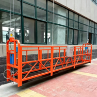 Plateforme de travail suspendue anti-corrosion, gondole de construction galvanisée pour projet de construction côtier