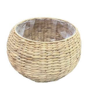 ตะกร้าเก็บของทำจากวัสดุธรรมชาติ2007 Hlbg ม้านั่งผักตบชวาสำหรับจัดระเบียบบ้าน - Product Image 5