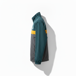 Custom Wholesale Men's Lightweight <b>Waterproof</b> Windbreaker <b>Jacket</b> Colorblock Outdoor Sportswear Windproof Casual Zipper Coat 2024 - Product Image 1