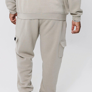 Ensemble de survêtement d'hiver unisexe de haute qualité, nouvelle collection, décontracté, respirant, imperméable, deux pièces, tricoté, couleur unie, personnalisable - Product Image 5